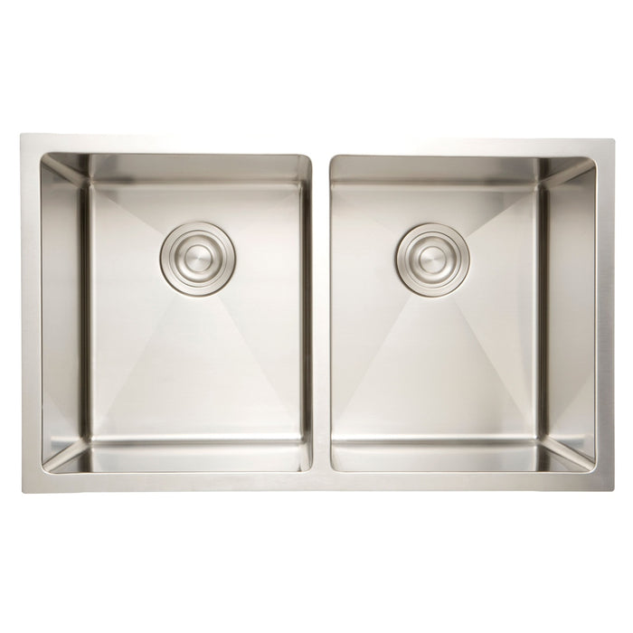 American Imaginations AI-27423 Rectangle Stainless Steel Stainless Steel Kitchen Sink with Stainless Steel Finish