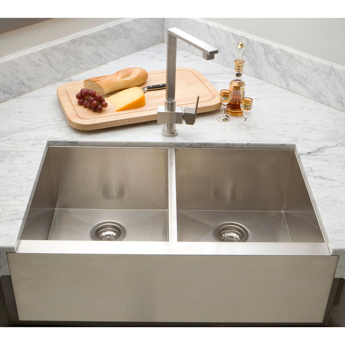 American Imaginations AI-27461 Rectangle Stainless Steel Stainless Steel Kitchen Sink with Stainless Steel Finish