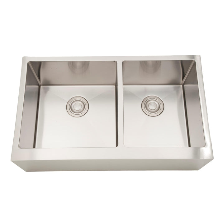 American Imaginations AI-27469 Rectangle Stainless Steel Stainless Steel Kitchen Sink with Stainless Steel Finish