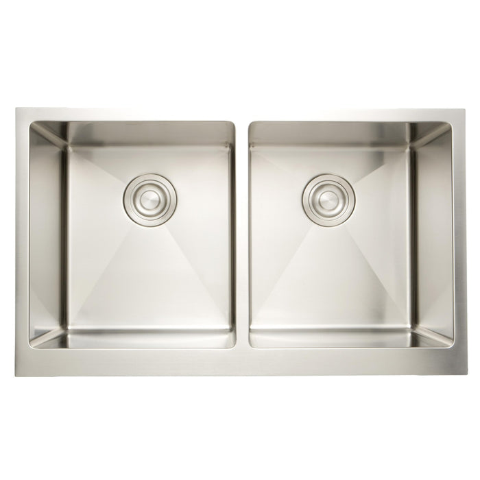 American Imaginations AI-27475 Rectangle Stainless Steel Stainless Steel Kitchen Sink with Stainless Steel Finish