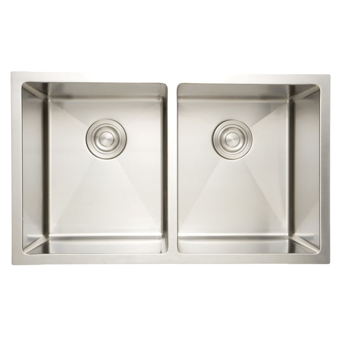 American Imaginations AI-27477 Rectangle Stainless Steel Stainless Steel Kitchen Sink with Stainless Steel Finish