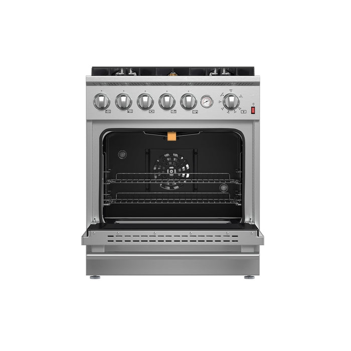 Giovanni 30-inch Gas Range Stainless Steel, 5 Burners 67,000 BTU, 4.32 cu.ft. Convection Oven