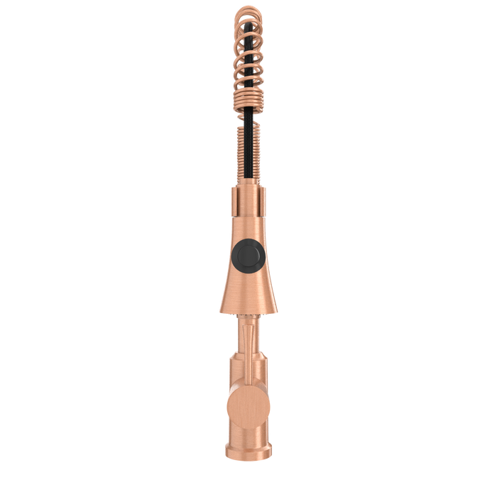 One-Handle Pre-Rinse Spring Copper Kitchen Faucet - AK96566-C