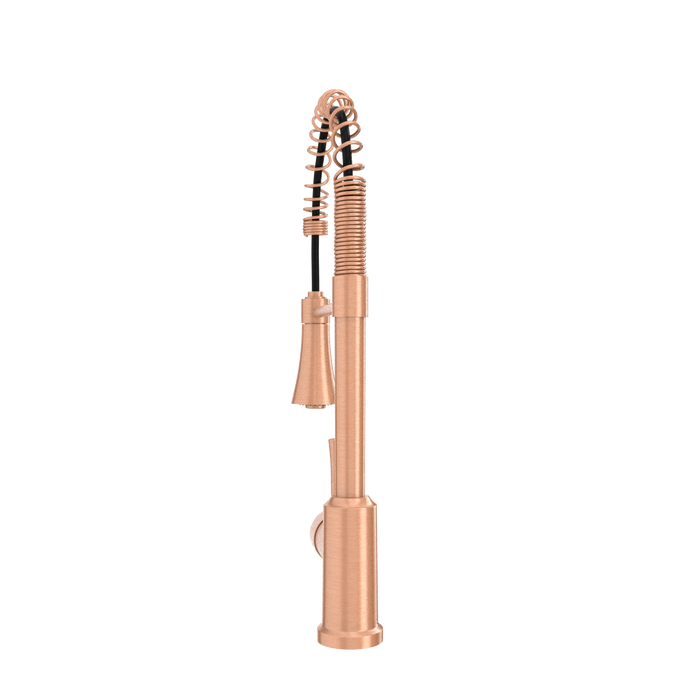 One-Handle Pre-Rinse Spring Copper Kitchen Faucet - AK96566-C