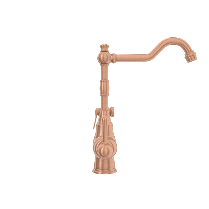 One-Handle Copper Widespread Kitchen Faucet with Side Sprayer - AK96918C