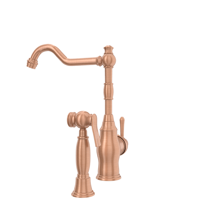 One-Handle Copper Widespread Kitchen Faucet with Side Sprayer - AK96918C