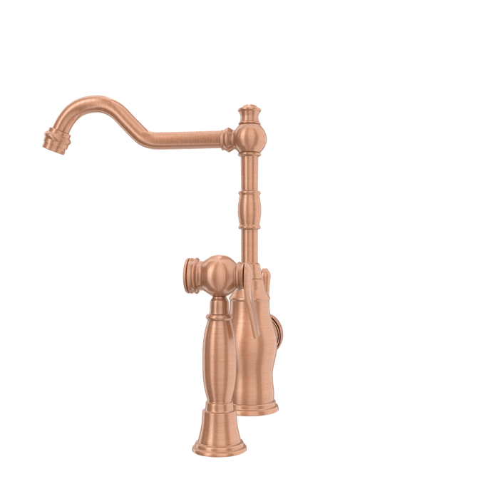 One-Handle Copper Widespread Kitchen Faucet with Side Sprayer - AK96918C