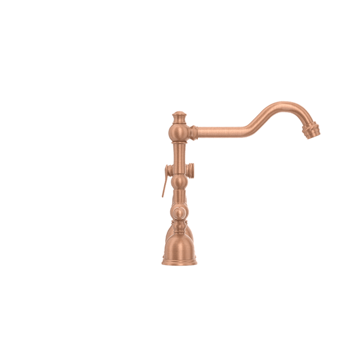 Two-Handles Copper Widespread Kitchen Faucet with Side Sprayer - AK96818C
