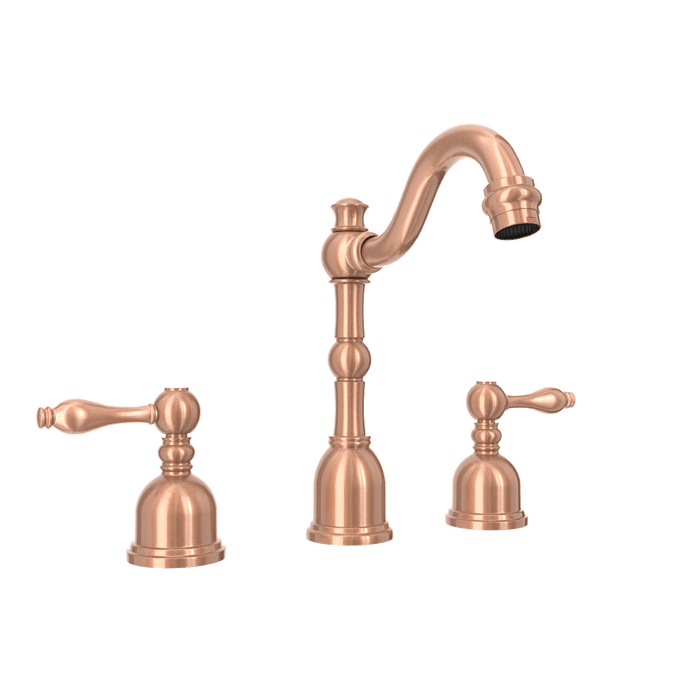 Two-Handle Copper Widespread Bathroom Sink Faucet - AK41518C