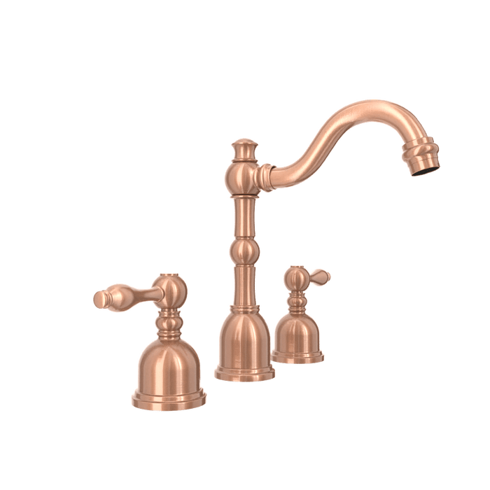 Two-Handle Copper Widespread Bathroom Sink Faucet - AK41518C
