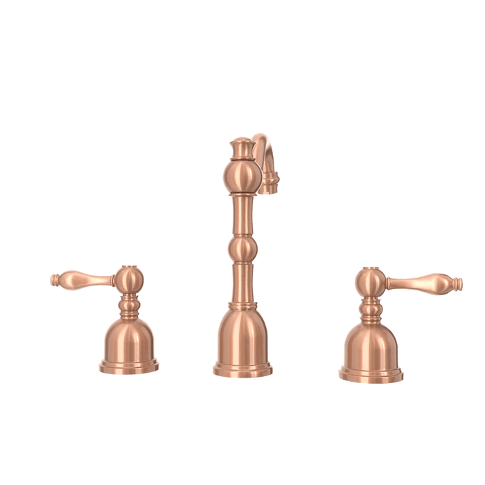 Two-Handle Copper Widespread Bathroom Sink Faucet - AK41518C