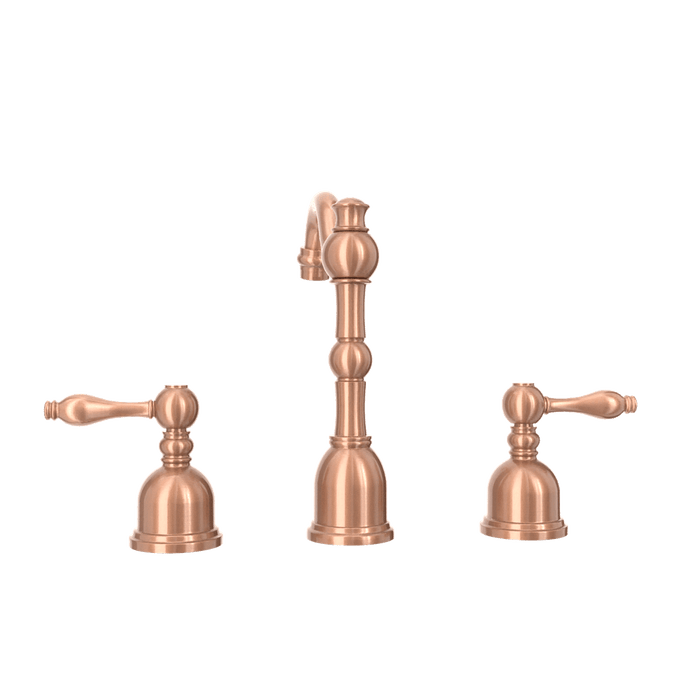 Two-Handle Copper Widespread Bathroom Sink Faucet - AK41518C