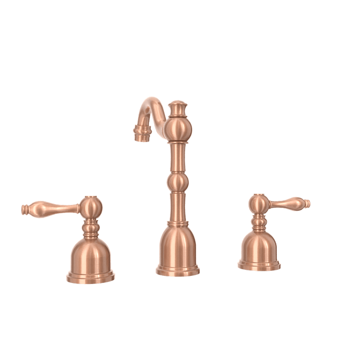 Two-Handle Copper Widespread Bathroom Sink Faucet - AK41518C