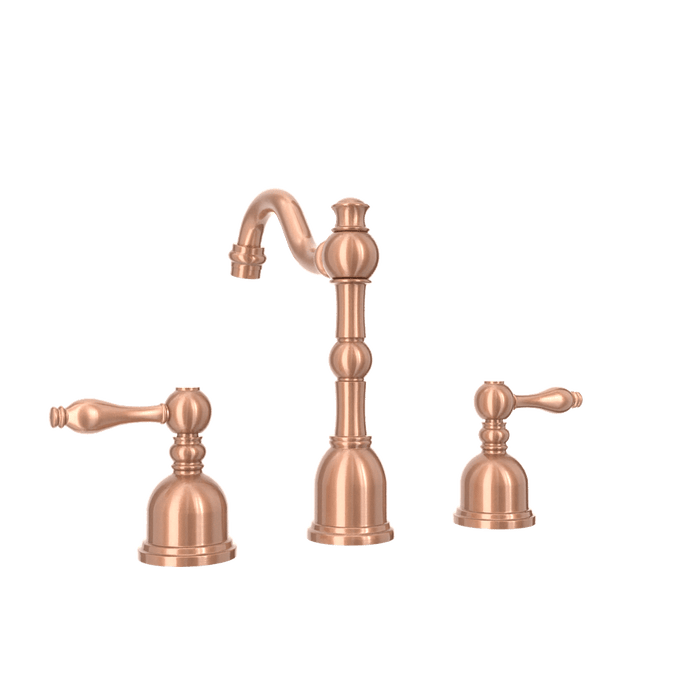 Two-Handle Copper Widespread Bathroom Sink Faucet - AK41518C