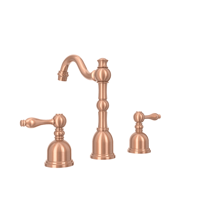 Two-Handle Copper Widespread Bathroom Sink Faucet - AK41518C