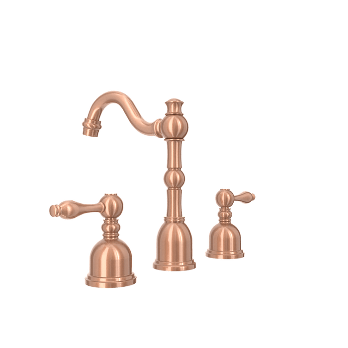 Two-Handle Copper Widespread Bathroom Sink Faucet - AK41518C