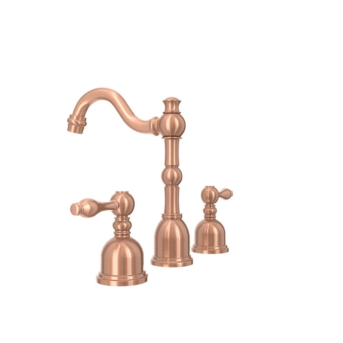 Two-Handle Copper Widespread Bathroom Sink Faucet - AK41518C