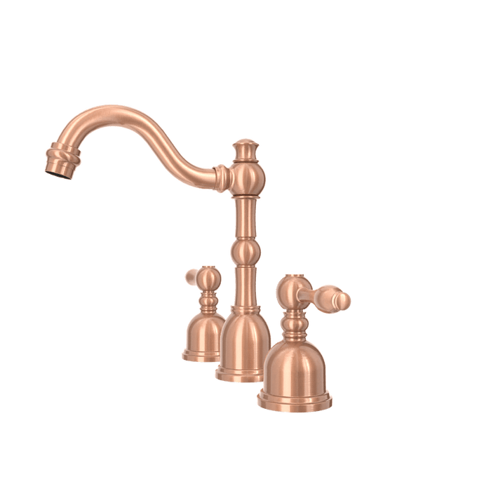 Two-Handle Copper Widespread Bathroom Sink Faucet - AK41518C