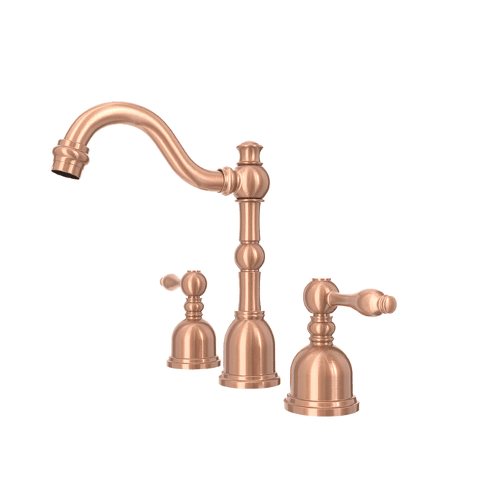 Two-Handle Copper Widespread Bathroom Sink Faucet - AK41518C