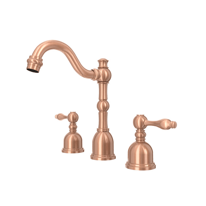 Two-Handle Copper Widespread Bathroom Sink Faucet - AK41518C