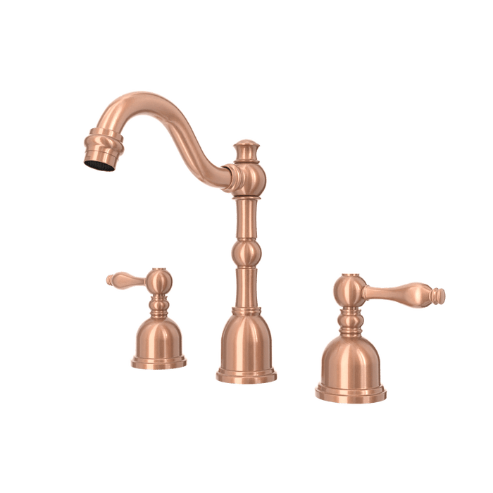 Two-Handle Copper Widespread Bathroom Sink Faucet - AK41518C