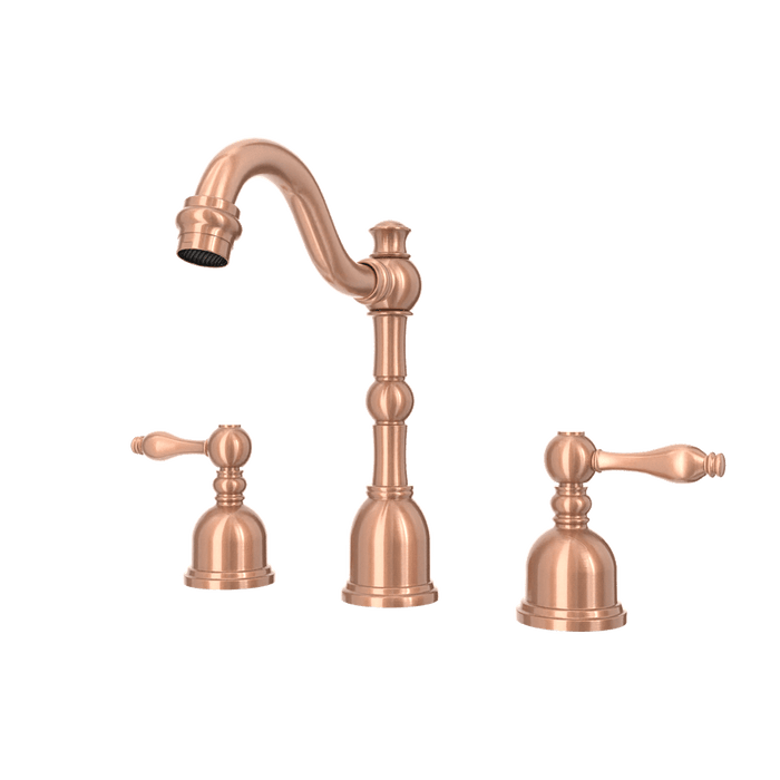 Two-Handle Copper Widespread Bathroom Sink Faucet - AK41518C