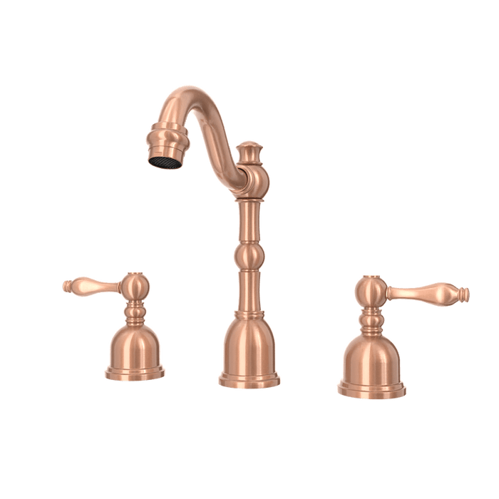 Two-Handle Copper Widespread Bathroom Sink Faucet - AK41518C