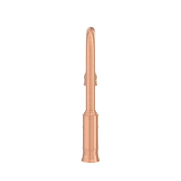 Copper Kitchen Faucet with Soap Dispenser, Single Handle Solid Brass High Arc Pull Down Sprayer Head Kitchen Sink Faucets with Deck Plate
