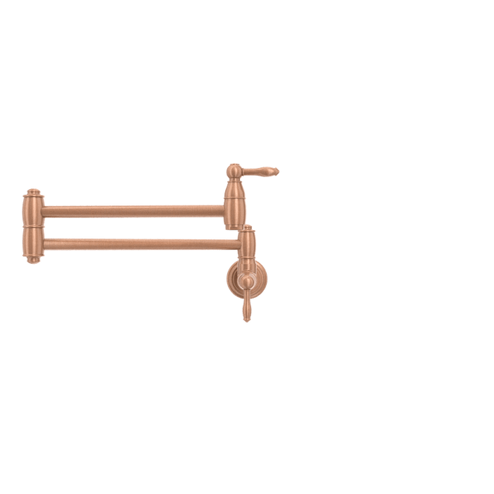 Copper Pot Filler Kitchen Faucet Wall-Mounted - AK98288C