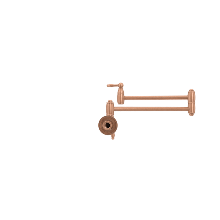 Copper Pot Filler Kitchen Faucet Wall-Mounted - AK98288C