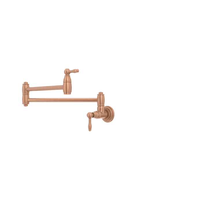 Copper Pot Filler Kitchen Faucet Wall-Mounted - AK98288C