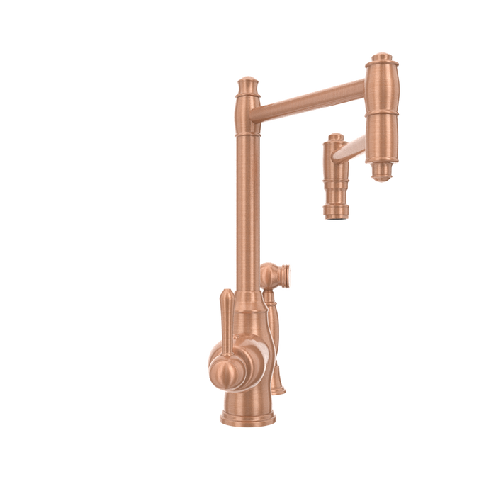 One-Handle Copper Pot Filler Kitchen Faucet with Side Sprayer - AK96918P2