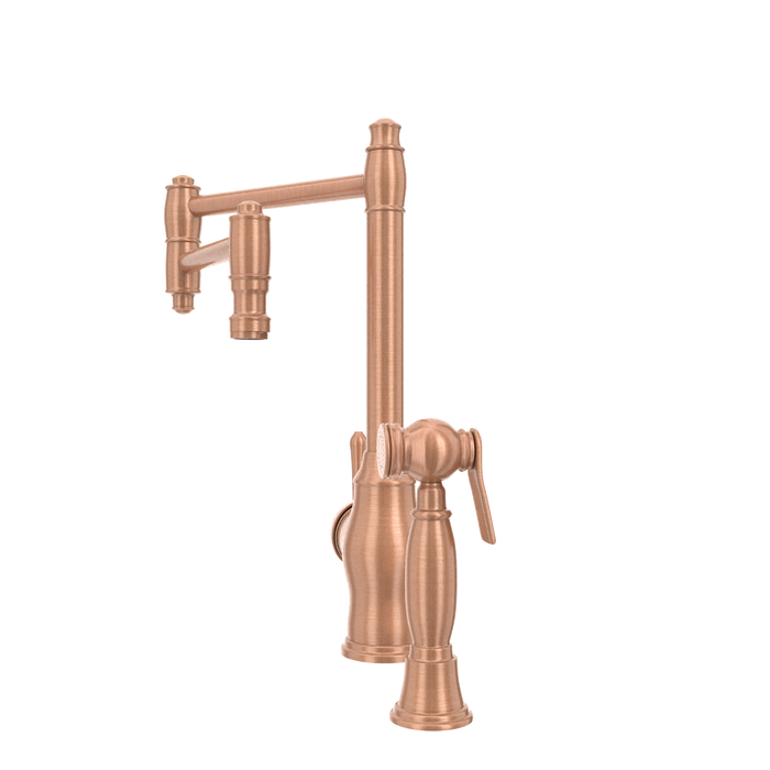 One-Handle Copper Pot Filler Kitchen Faucet with Side Sprayer - AK96918P2