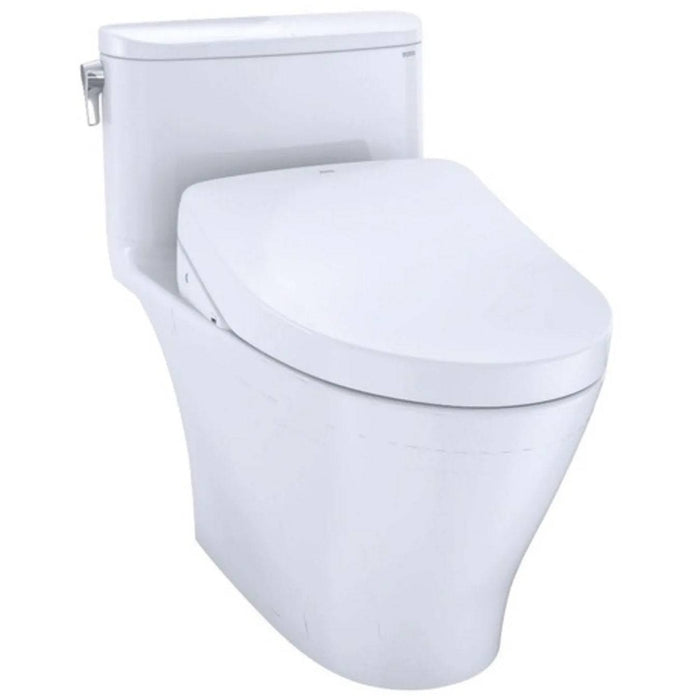 TOTO Nexus 1.28 GPF One Piece Elongated Chair Height Toilet with Tornado Flush Technology - Less Seat