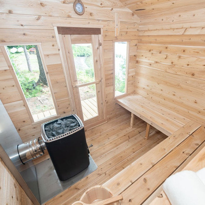 Canadian Timber by Dundalk Leisurecraft Georgian Cabin Sauna (Heaters and acccesories sold separately)