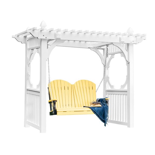 LuxCraft Classic Poly Vinyl Swing Stand - White