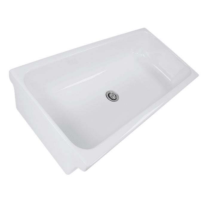 Brant Point Collection Nantucket Sinks Rectangle White Fireclay Vessel Sink Canal35-90