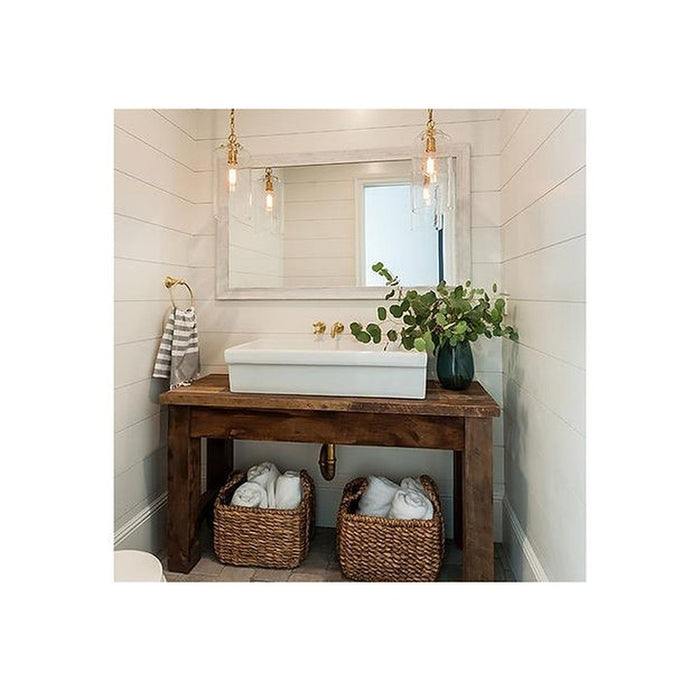 Brant Point Collection Nantucket Sinks Rectangle White Fireclay Vessel Sink Canal35-90