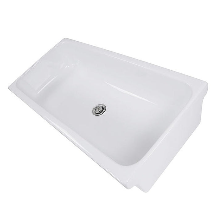 Brant Point Collection Nantucket Sinks Rectangle White Fireclay Vessel Sink Canal35-90