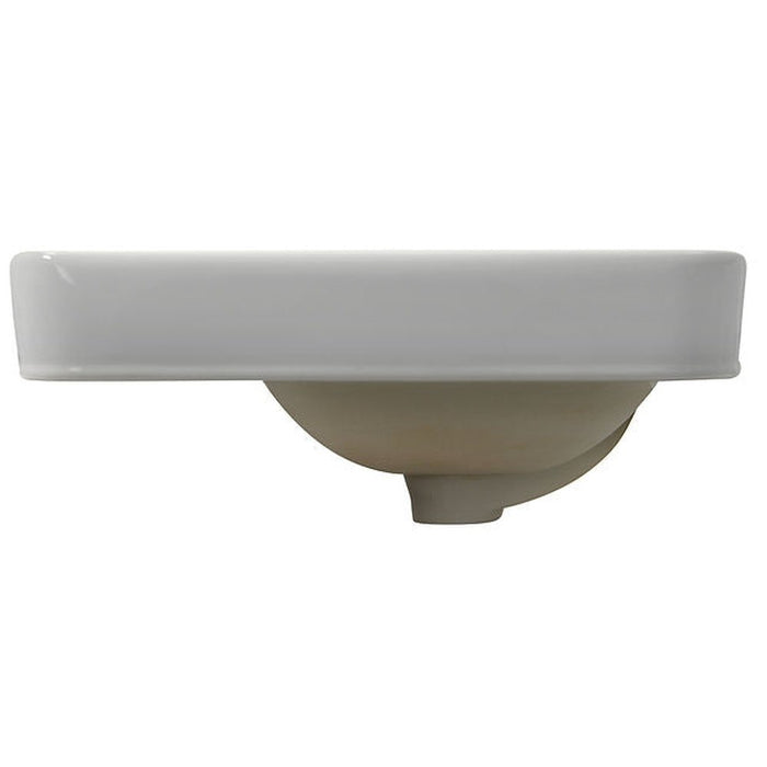 Great Point Collection Nantucket Sinks 23 Inch 3-hole Rectangular Drop-In Ceramic Vanity Sink DI-2317-R8