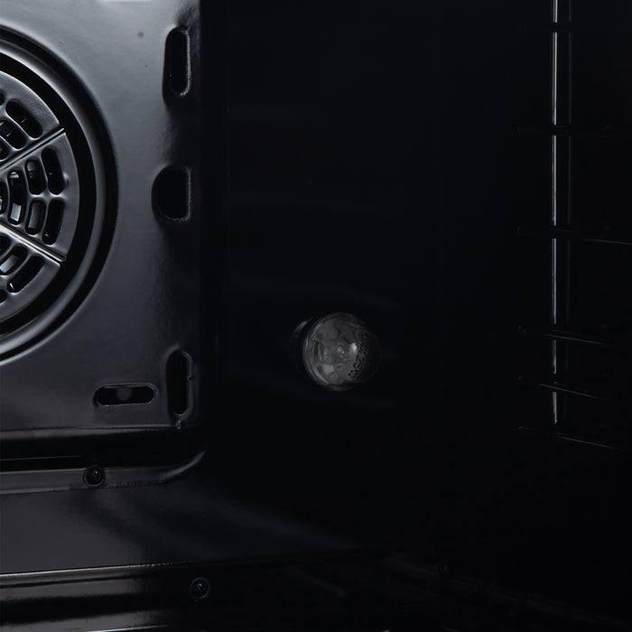 Forno Marco 30-Inch Dual Fuel Range, Stainless Steel, 4 Burners, 37,000 BTU, True Convection Oven, Energy Efficient