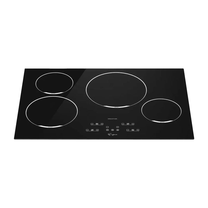 Empava 30EC02 30 Inch 4 Elements Black Induction Cooktop