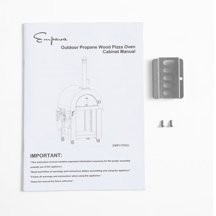 Empava PG03 Outdoor Wood Fired and Gas Pizza Oven