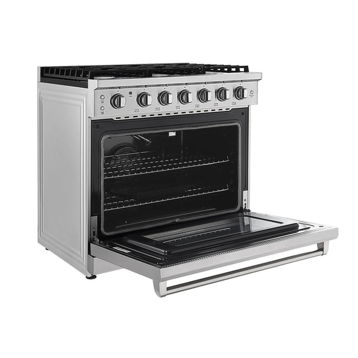 Empava 36GR11 36 in. Pro-Style Slide-in Single Oven Gas Range