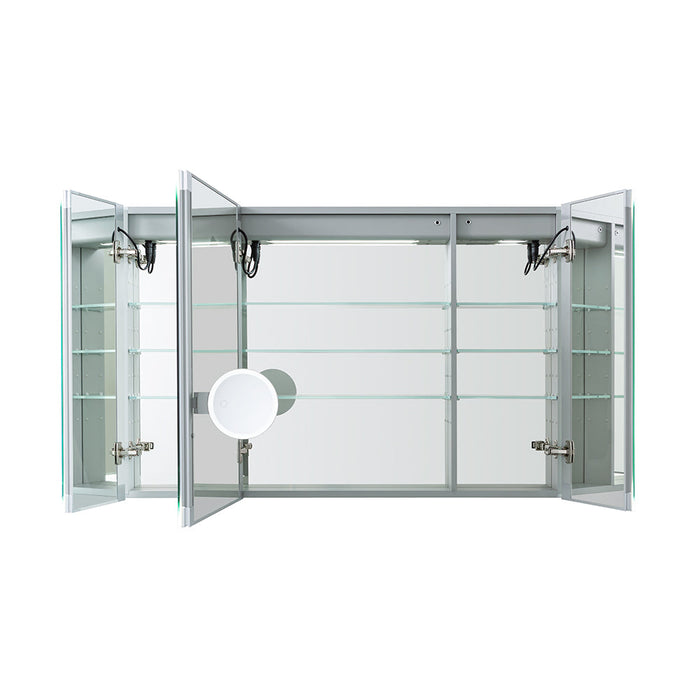 Aquadom Edge Royale 48x32 LED Lighted Triple Door Medicine Cabinet