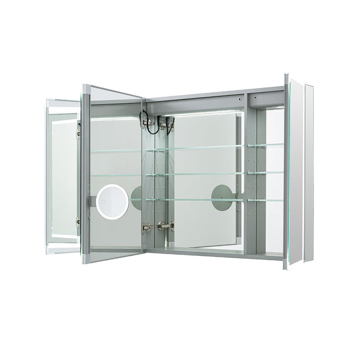 Aquadom Edge Royale 48x32 LED Lighted Triple Door Medicine Cabinet