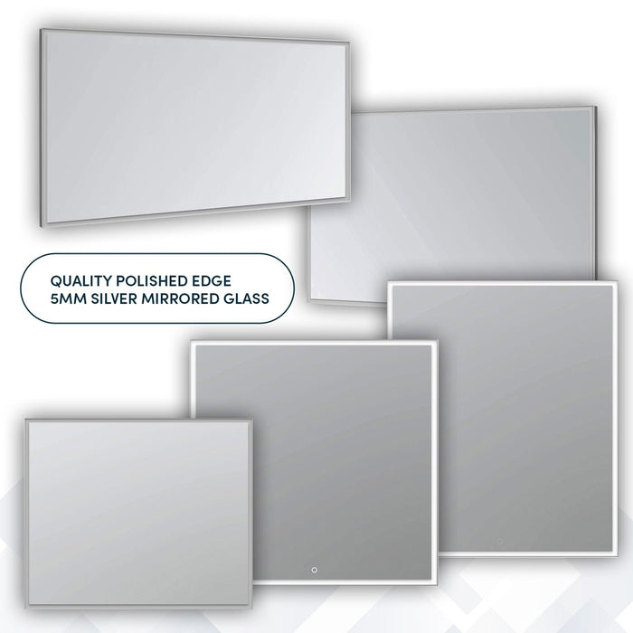 Aquadom Edge 36x32 LED Lighted Bathroom Mirror