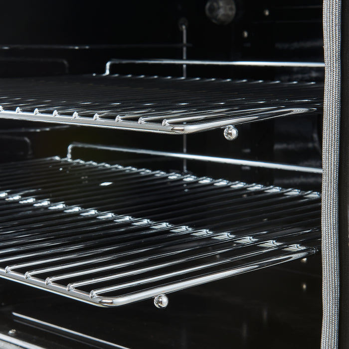 Forno Paolo 30-Inch Freestanding Electric Range, White, 4.38 cu.ft, True Convection Oven, Energy Efficient