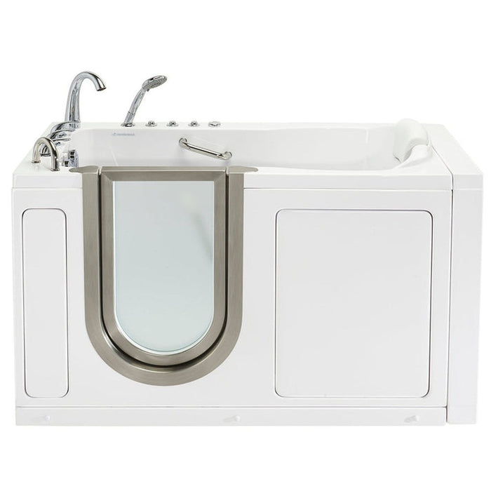 Ella's Bubbles Deluxe 30"x55" Acrylic Air & Hydro Massage Walk-In Bathtub with Inward Door