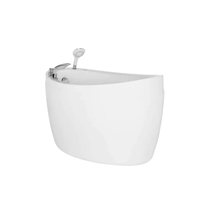 Empava 48 in. Japanese Style Oval Soaking Freestanding Air Bathtub